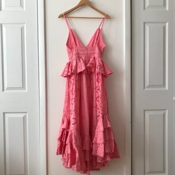 Rococo Sand Moss Tiered Fit & Flare Maxi Dress - Picture 8 of 10